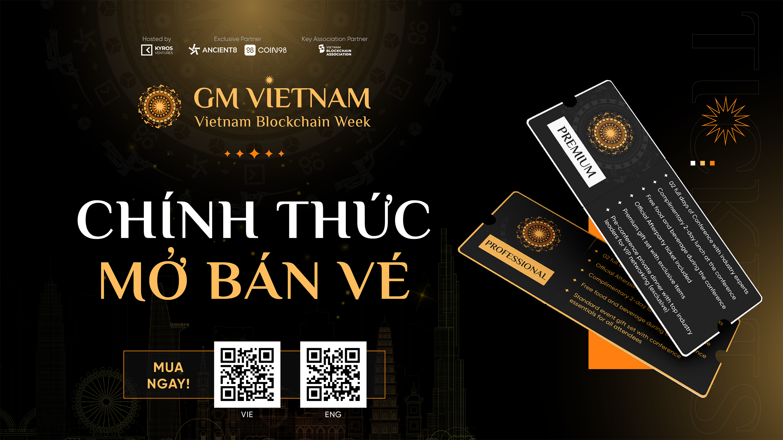 GM Vietnam: Sự Kiện Blockchain Hoành Tráng Nhất năm 2023 Chính thức Mở Đăng ký Vé!