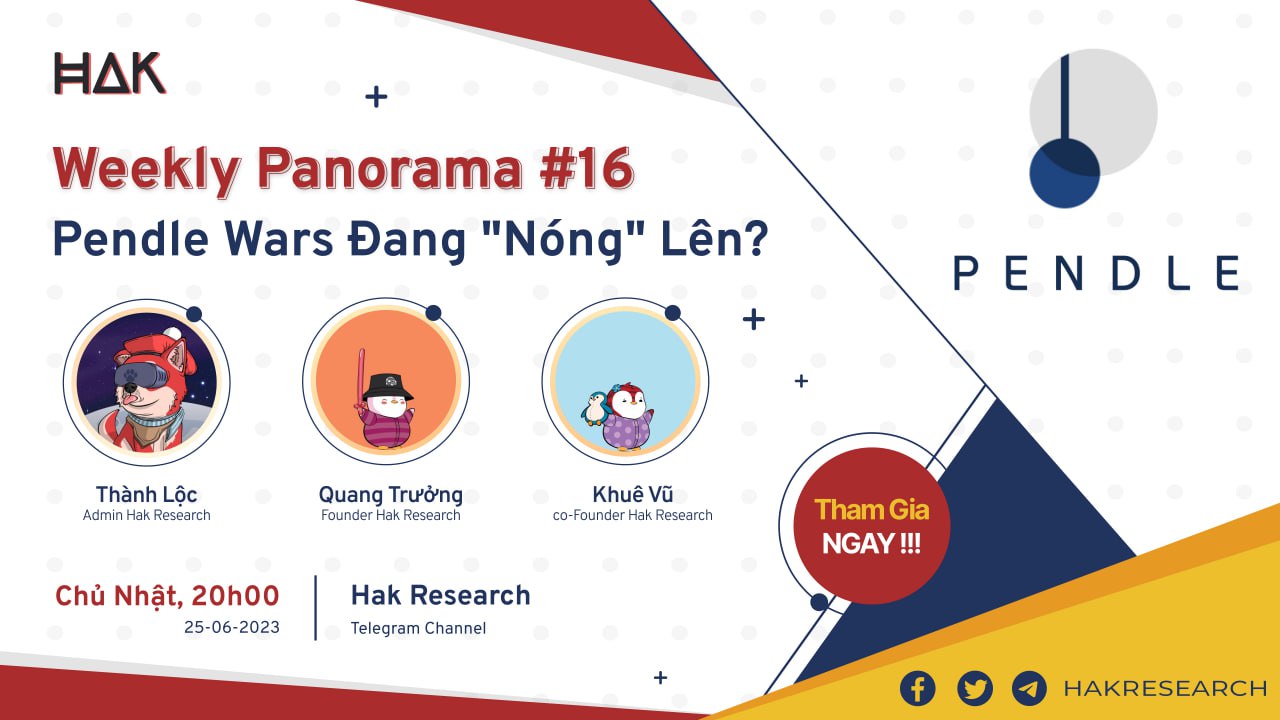 Weekly Panorama #16: Pendle Wars Đang Nóng Lên?