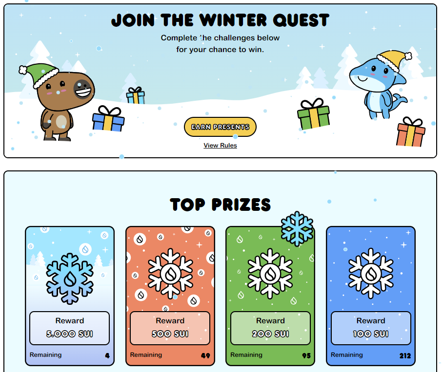 Mysten Labs thông báo triển khai Winter Quest
