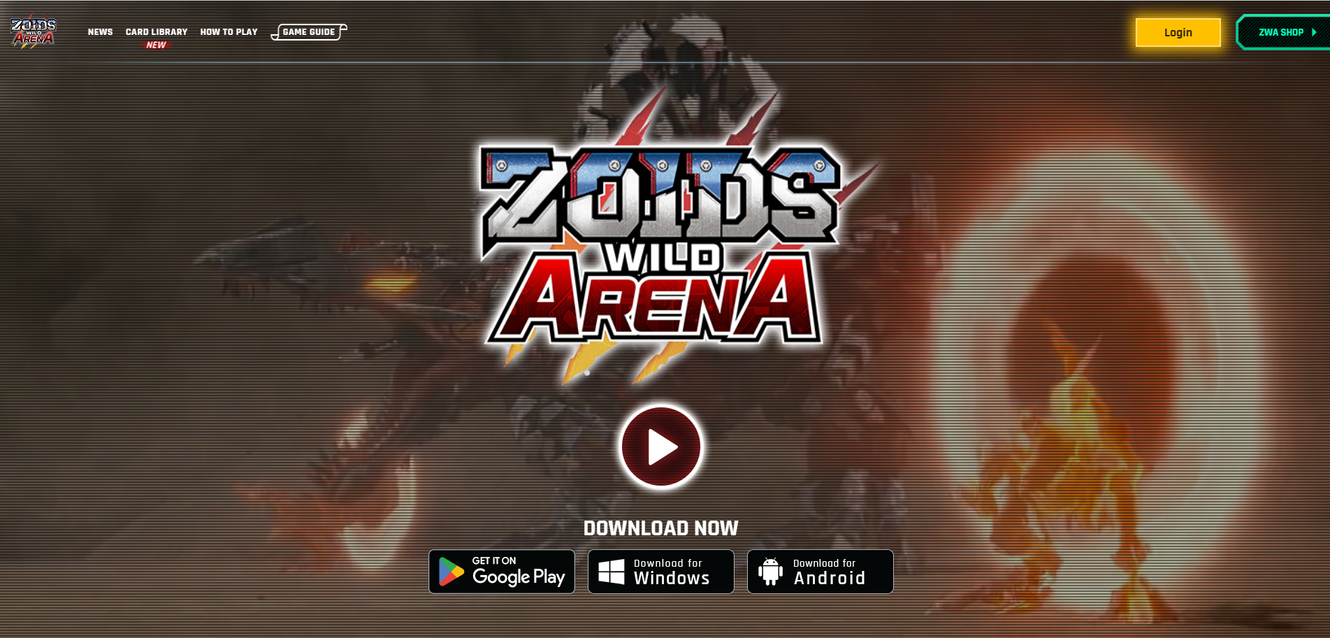 Zoids Wild Arena - Game thẻ bài trên Ronin Network