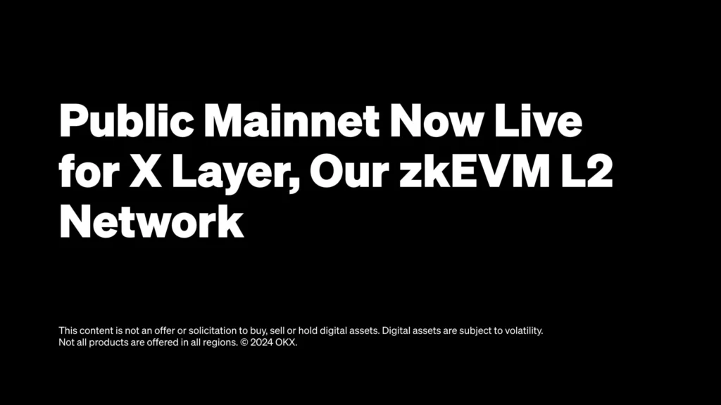 Public Mainnet của X Layer chính thức triển khai với hơn 200 dApp