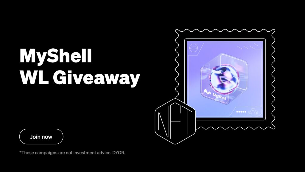 Hướng Dẫn Tham Gia Giveaway Whitelist MyShell