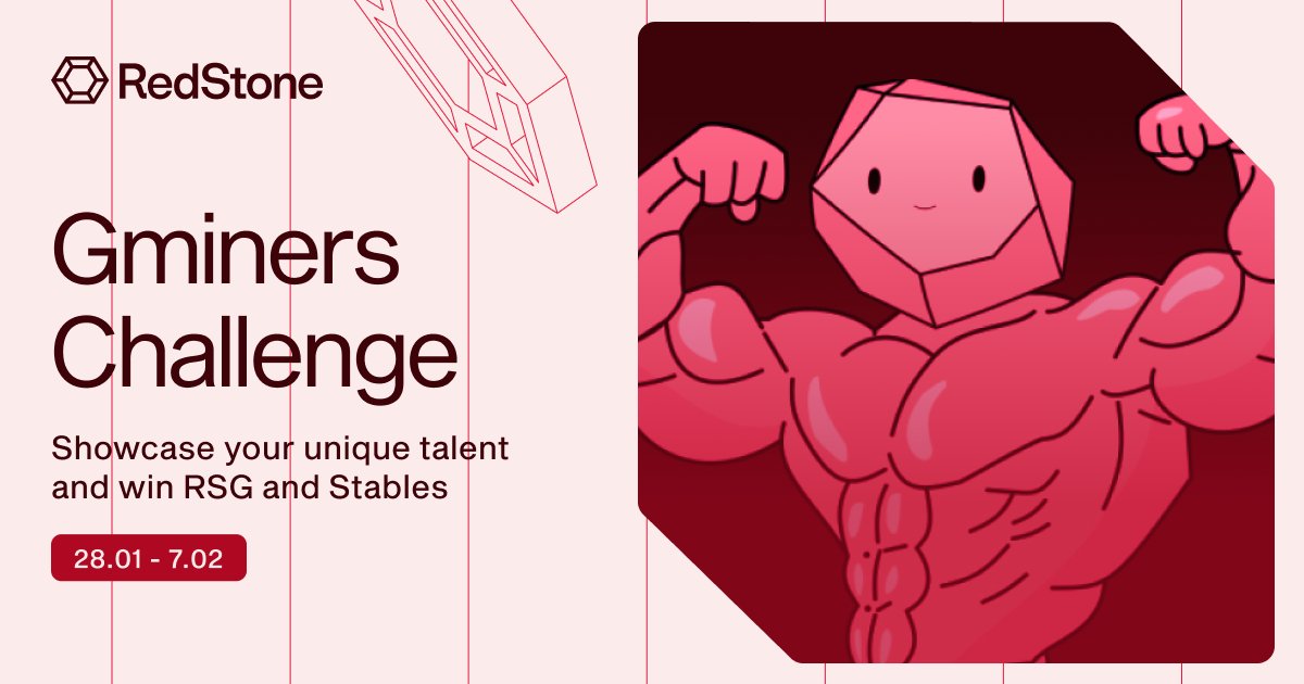 RedStone Khởi Động Gminers Challenge – Cơ Hội Nhận RSG và Stablecoin