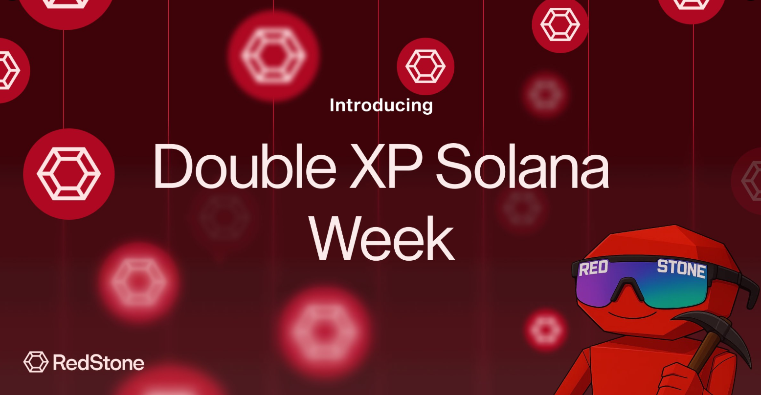 RedStone Kỷ Niệm Sự Kiện Ra Mắt Trên Solana Với Tuần Lễ Double XP Dành Cho Miners