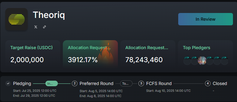 Theoriq - Capital Launchpad