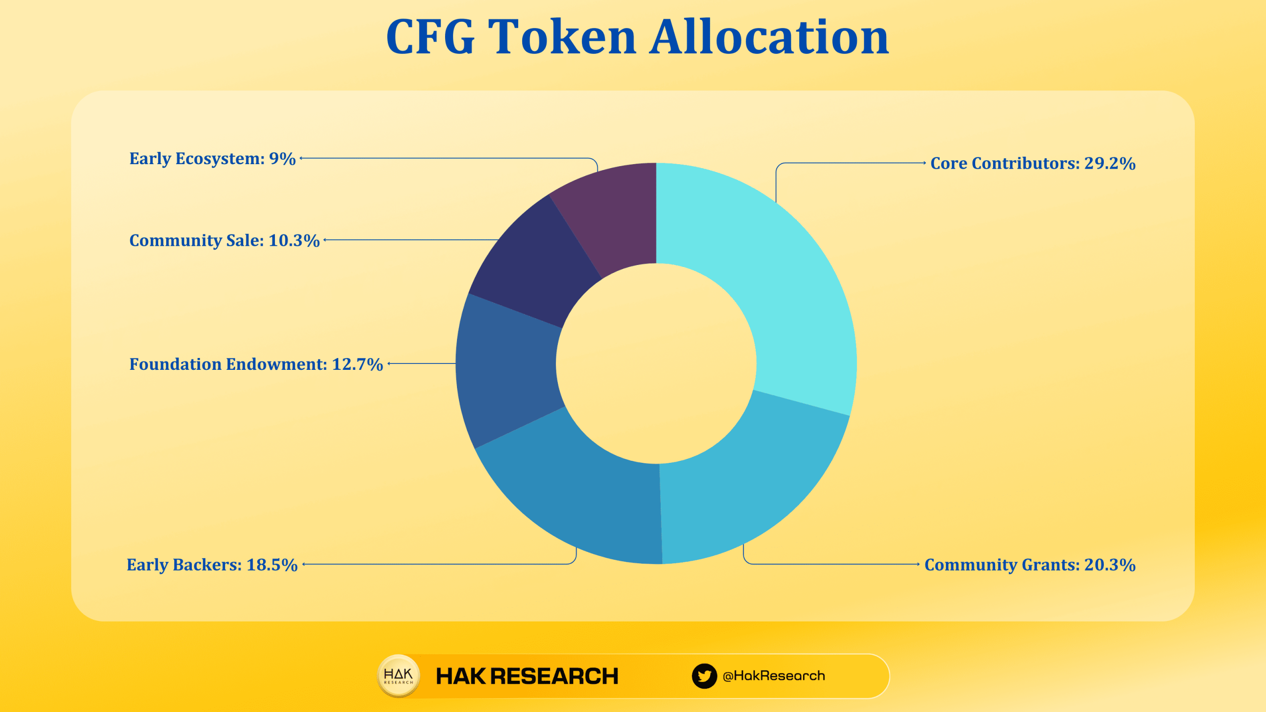 CFG Token Allocation